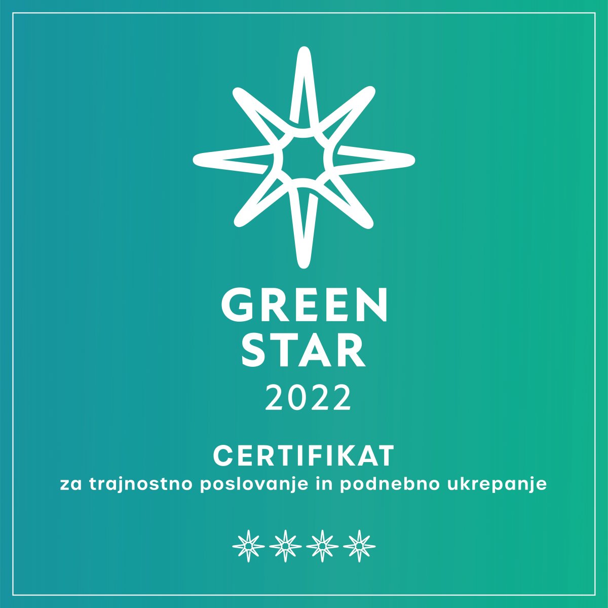Green star certifikat